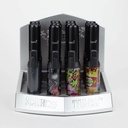 SCORCH – TORCH LIGHTERS – PENCIL TORCH – BLACK-GRAFFITI & LEAF DESIGNS – 12CT DISPLAY – 61664-00022 – [MSRP: $22 EACH]