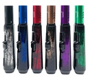SCORCH – TORCH LIGHTERS – PENCIL TORCH WITH HOLD BUTTON – ABSTRACT DESIGN – TWO-TONE COLORS – 12CT DISPLAY – 61681-00032 – [MSRP: $19 EACH]