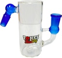 TOKES BUDDY – ASH CATCHER – GLASS ACCESSORIES – 45° HAMMER PERC – 14MM MALE – 1CT – 45AC07 – [MSRP: $22.50]