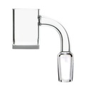 GLASS – QUARTZ BANGER – GLASS ACCESSORIES – WHITE OPAQUE BOTTOM – 1CT – GA45 – [MSRP: $5]
