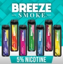 BREEZE – SMOKE PRO EDITION – DISPOSABLE VAPE – 2000 PUFFS – 5% NIC – 6ML – VARIOUS FLAVORS – 10CT – [MSRP: $25 EACH]
