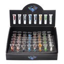 TOKES BUDDY – GLASS FILTER TIPS – GLASS ACCESSORIES – DIAMOND BLUNT TIPS – MIXED COLORS – 48CT – B224 – [MSRP: $3 EACH]