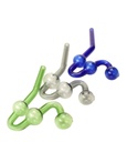 TRIPLE BUBBLE – DOG PIPE OIL BURNER – GLASS HAND PIPE – 7-INCH – 1CT – GB091 – [MSRP: $7.50]