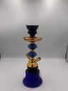 TAPERED – HOOKAH – 11" MINI DUAL-HOSE – MID-CENTURY STEM – 1CT – ZC47 – [MSRP: $27.50]