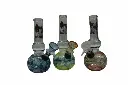 CC WORLD – GLASS WATER PIPE – GIFT SET – INCLUDES GRINDER & PAPERS – 1CT – GB0338 – [MSRP: $75]