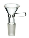 GLASS – BOWL PIECE – GLASS ACCESSORIES – HEAVY DUTY – CLEAR GLASS – VARIOUS SIZES – 1CT – GB0374-0377 – [MSRP: $4]
