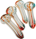 MINI – GLASS HAND PIPE – 2.5-INCH – 4CT – GLASS-507 – [MSRP: $1.50 EACH]