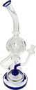 BARREL RECYCLER – GLASS WATER PIPE – 14-INCH – 1CT – GB0354 – [MSRP: $75]