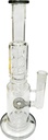 ICE CATCHER – GLASS WATER PIPE – 15-INCH – FLAT BASE – 1CT – GB0314 – [MSRP: $65]