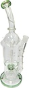 4X ARM RECYCLER – GLASS WATER PIPE – 15-INCH – 1CT – GB0457 – [MSRP: $87.50]
