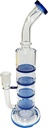 4-LEVEL PERCOLATOR – GLASS WATER PIPE – 19-INCH – FLAT BASE – 1CT – GB0228 – [MSRP: $96.50]