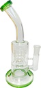 FIRE PERCOLATOR – GLASS WATER PIPE – FLAT BASE – 1CT – GB0312 – [MSRP: $55]