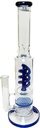 SPRING PERCOLATOR – GLASS WATER PIPE – FLAT BASE – 1CT – GB0315 – [MSRP: $62.50]