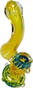 DOTS FRITS – GLASS WATER BUBBLER – GLASS ACCESSORIES – 6-INCH HEAVYWEIGHT 150G – 1CT – GLASS-05822 – [MSRP: $11]