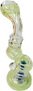 LINES – GLASS WATER BUBBLER – GLASS HAND PIPE – 6-INCH HEAVYWEIGHT 150G – 1CT – GLASS-05826 – [MSRP: $14]