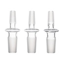 GLASS – RIG & BONG ADAPTER – GLASS ACCESSORIES – CONVERTER – CLEAR GLASS – VARIOUS SIZES – 1CT [MSRP: $3.50]