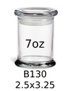 GLASS STORAGE – CONTAINERS & JARS – GLASS LID – 7OZ – 1CT – [MSRP: $4.50]