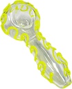 WIGWAG GLOW IN THE DARK – SPOON – GLASS HAND PIPE – 4-INCH (10CM) – 1CT – GB061 – [MSRP: $12]