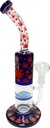 COLOR ACCENT BEAKER – GLASS WATER PIPE – 12-INCH – 1CT – GB0206 – [MSRP: $80]