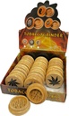 WOOD PRINT – GRINDERS – 2-PIECE – 54MM – 12CT DISPLAY – GR1 – [MSRP: $4.50 EACH]