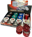 TOKES BUDDY WITH WINDOW – GRINDERS – 4-PIECE – 40MM – 12CT DISPLAY – GR35 – [MSRP: $10.50 EACH]