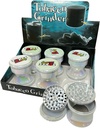 TOKES BUDDY – GRINDERS – DRILL EDGE PEARL WHITE – 4-PIECE – 55MM – 6CT DISPLAY – GR113 – [MSRP: $23 EACH]