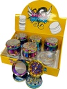 WINE BARREL GLITTER – GRINDERS – 4-PIECE – 55MM – 12CT DISPLAY – GR76 – [MSRP: $17.50 EACH]