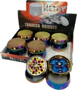 WINE BARREL – GRINDERS – 4-PIECE – 63MM – 6CT DISPLAY – GR58 – [MSRP: $21.50 EACH]