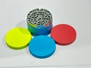FLAT COLORS – GRINDERS – 4-PIECE – 63MM – 6CT DISPLAY – GR90 – [MSRP: $17 EACH]