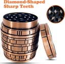 WINE BARREL TRUE COLOR – GRINDERS – 4-PIECE – 63MM – 1CT  – GR103 – [MSRP: $22.50]