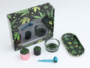 HAWAIIAN POT – GLASS WATER PIPE – GIFT SET – 5PCS – 1CT – A206-3 – [MSRP: $37.50]