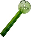 STRAIGHT – GLASS OIL BURNER – GLASS HAND PIPE – 4-INCH – ASSORTED COLORS – 1CT – GB090 – [MSRP: $2]