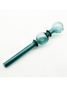 STRAIGHT – GLASS OIL DOUBLE BUBBLER – GLASS HAND PIPE – 6-INCH – ASSORTED COLORS – 1CT – GB089 – [MSRP: $4]
