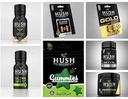 HUSH – KRATOM EXTRACT – VARIOUS STYLES – LIQUID SHOTS, CAPSULES, GUMMIES, OR CARAMELS – KRATOM & HERBAL PILLS – 1CT – [MSRP: $102.50-$700]