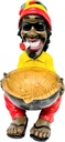JUMBO RASTA – ASHTRAY – HOLDING ON LAP – 17.5 INCH – 1CT – [MSRP: $87.50]
