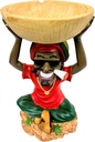 JUMBO RASTA – ASHTRAY – HOLDING BOWL ON TOP – 17.5 INCH – 1CT – [MSRP: $87.50]