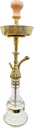 SABA – HOOKAH – 22" TRADITIONAL SINGLE HOSE – SILVER – 1CT – KMHD17 – [MSRP: $97.50]
