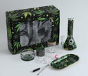 LEAF – GLASS WATER PIPE – GIFT SET – 11PCS – 1CT – GB1002-3 – [MSRP: $72.50]