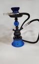 LOLA – HOOKAH – 12" SINGLE HOSE MINI – BLACK/BLUE – 1CT – C12 – [MSRP: $20.50]