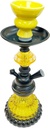 LOLA – HOOKAH – 12" SINGLE HOSE MINI – YELLOW/BLACK – 1CT – C16 – [MSRP: $21]