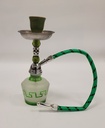MINI HOOKAH – 8" SINGLE HOSE – MULTI-COLOR – 1CT – ZC33 – [MSRP: $10.50]