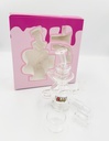 TOKES BUDDY – OPULENCE – GLASS WATER PIPE – MINI DAB RIG SET – L-PURPLE – 1CT – GB1047 – [MSRP: $44.50]
