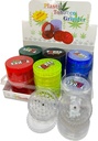 TOKES BUDDY – GRINDERS – 3-PIECE PLASTIC – 55MM – ASSORTED COLORS – 12CT DISPLAY – GR110 – [MSRP: $5 EACH]
