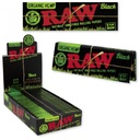 RAW – ROLLING PAPERS – BLACK ORGANIC HEMP – 1 1/4 & KING SIZE – SLIM – 24CT & 50CT DSPL – [MSRP: $2 EACH]