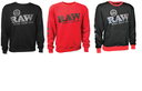 RAW – APPAREL – AUTHENTIC LOGO CREWNECK SWEATSHIRT – 1CT – [MSRP: $79.99]