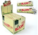RAW – PRE-ROLLED CONES – ORGANIC – 1 1/4 – 6PK – 32CT DSPL – [MSRP: $3.50 EACH]