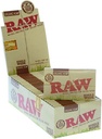 RAW – ROLLING PAPERS – ORGANIC HEMP – SINGLE WIDE – 50CT DSPL – [MSRP: $1.50 EACH]