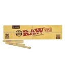 RAW – PRE-ROLLED CONES – CLASSIC – SINGLE – SIZE 70/45 – 20PK – 12CT DSPL – [MSRP: $10 EACH]