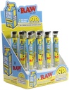 RAW X LYRICAL LEMONADE – PRE-ROLLED CONES – BUD WRAP – TERP ENHANCED – LEMONADE – 2PK – 12CT DSPL – [MSRP: $7.50 EACH]