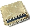 ROLLING BOX – PAPERS & TUBES ACCESSORIES – ADJUSTABLE – GOLD – 1UNIT – [MSRP: $60]